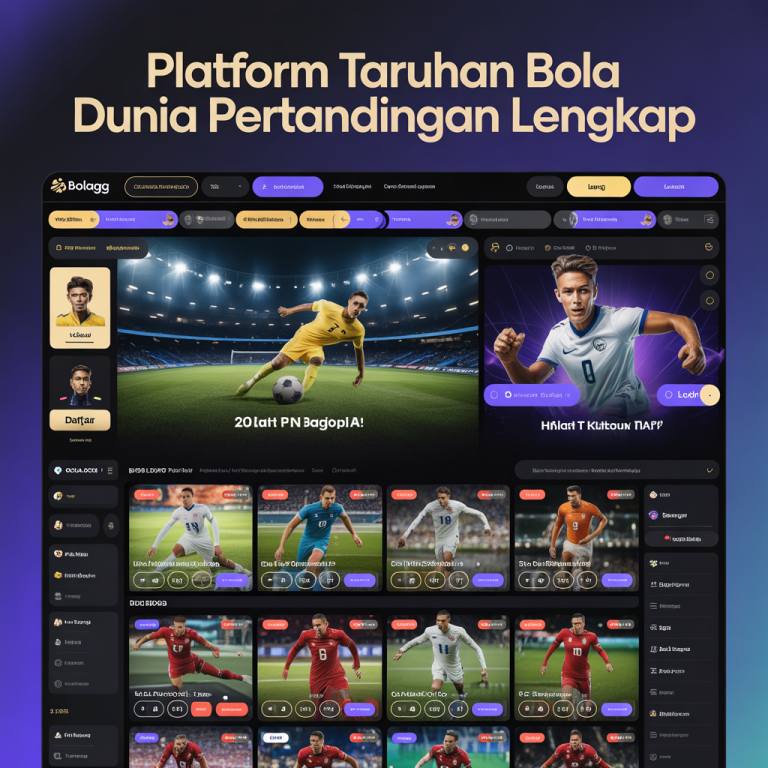 BOLAGG: Platform Taruhan Bola Dunia Pertandingan Lengkap